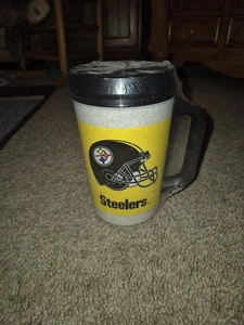 Vintage Pittsburgh Steelers 7-11 Kunststoff Aladdin Thermoskanne Becher Neu in versiegelter Verpackung - Bild 1 von 8