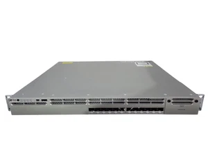 Cisco WS-C3850-12XS-S | 12-Port 10G SFP+ IP Base Switch | 2x 350W PSU ! - Picture 1 of 7