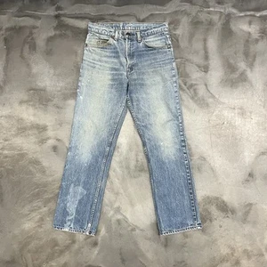 Vintage 1970s Levi’s 509 Straight Fit Light Washed Denim Jeans Made In USA 30x29 - Picture 1 of 8