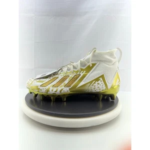 Scarpe da calcio Adidas Freak 23 7v7 SMU da uomo taglia 12,5 oro bianco metallizzato HP2442 - Foto 1 di 10