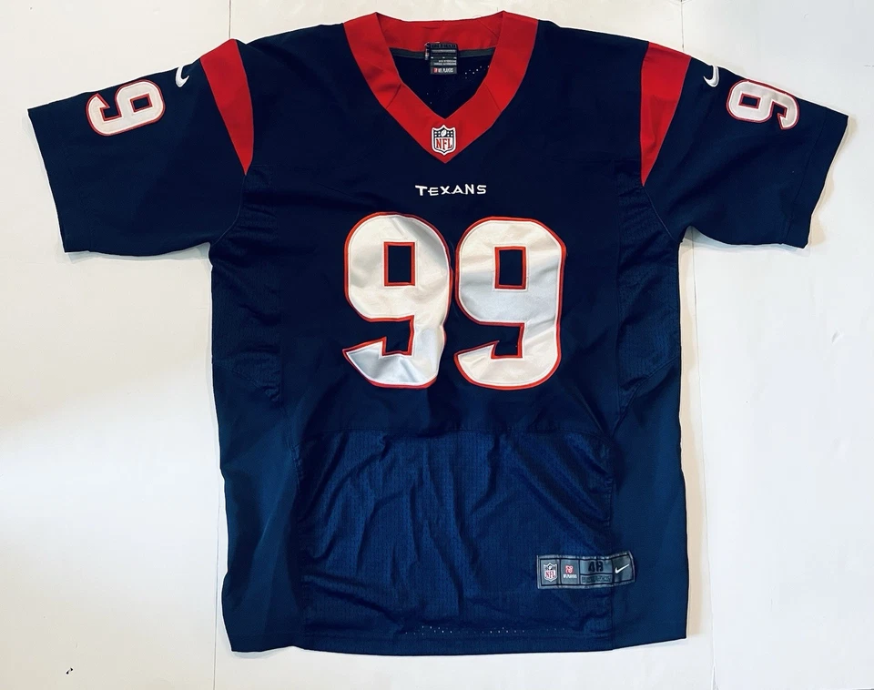 Camiseta deportiva cosida para hombre Nike On Field Houston Texans NFL JJ Watt #99 talla 48 Foto 1 de 4