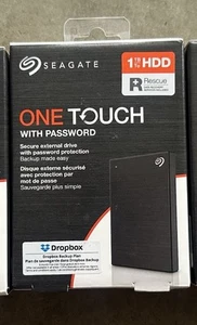 Seagate One Touch Portable Hard Drive - 2.5 External - Black - HDD - Afbeelding 1 van 1