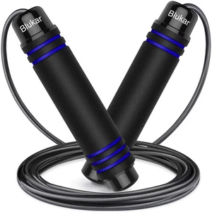Blukar Skipping Rope, Speed Jump Rope Tangle-free Adjustable Cord with Rapid - Picture 1 of 5
