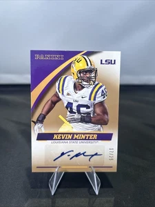 2015 Panini Collegiate LSU Autograph Silver Kevin Minter Gold Auto /25 - Picture 1 of 2