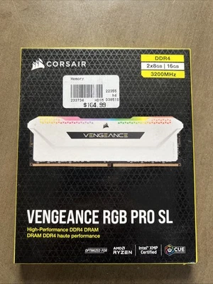 Corsair VENGEANCE RGB PRO SL | 16GB ( 8gb x2 ) | 288-pin DIMM 3200MHz | DDR4 - Image 1 of 2