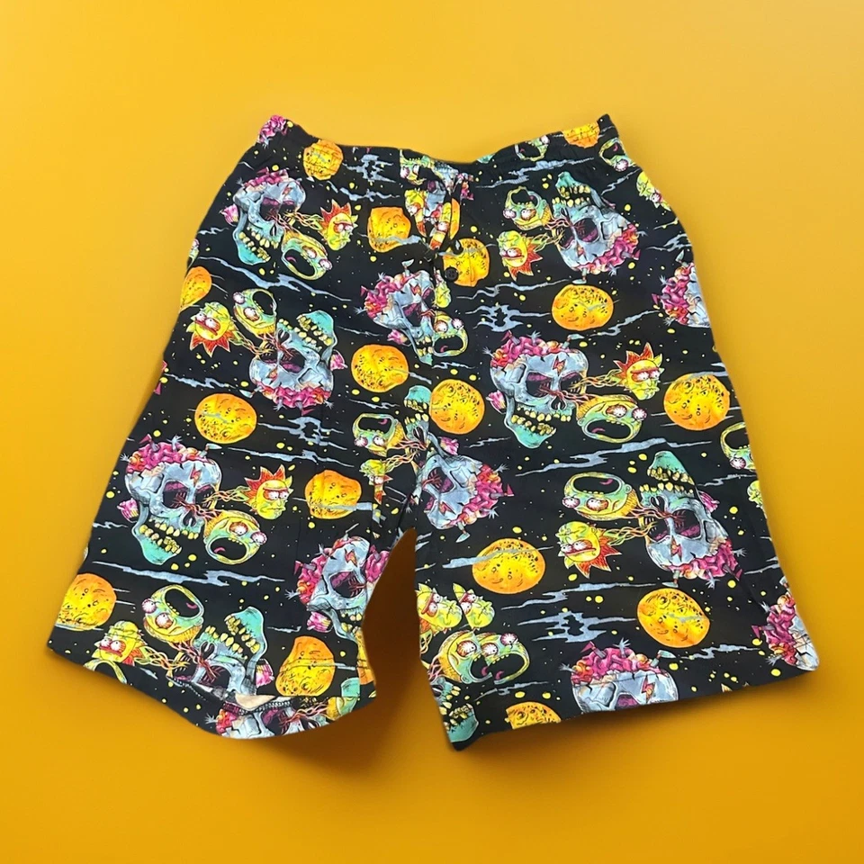 Cartoon Network Rick and Morty Graphic Drawstring Pajama Shorts Size: Large - Image 1 of 3