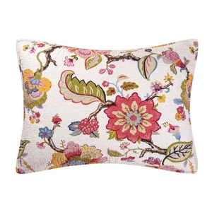 20" x 26" Celine Pink Floral Cotton Standard Sham - Machine Washable - Picture 1 of 2