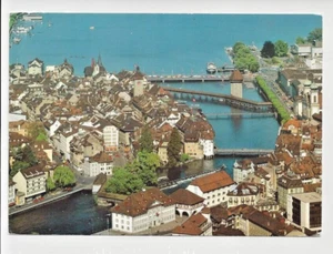 Luzern Schweiz Vierwaldstättersee Flüsse Brücken Boote Architektur Altstadt - Bild 1 von 2