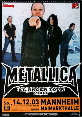 Metallica - St.Anger, Mannheim 2003 | Konzertplakat | Poster - Bild 1 von 4