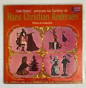 WALT DISNEY -LOS CUENTOS DE HANS CHRISTIAN ANDERSEN- 1972 MEXICAN LP RED WAX - Picture 1 of 6