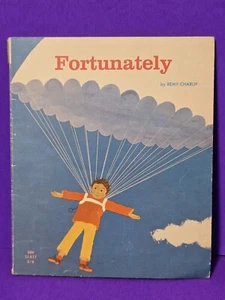 VINTAGE 1966 Fortunately by Remy Charlip 1st Edition Childrens Book Print USA - Imagen 1 de 9
