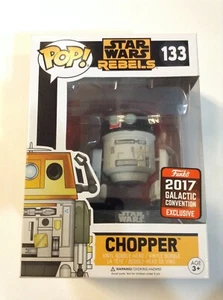 Funko Pop! Star Wars Rebels 133 Chopper 2017 Galactic Convention Exclusive - Picture 1 of 7