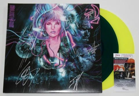 HALESTORM SIGNED SELF-TITLED 2x LP VINYL RECORD ALBUM ST LZZY AUTOGRAPH JSA COA Cover