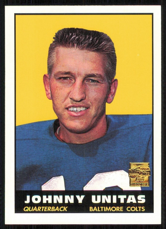 2000 Topps Unitas Reprints #R5 Johnny Unitas 1961 - Image 1 of 2