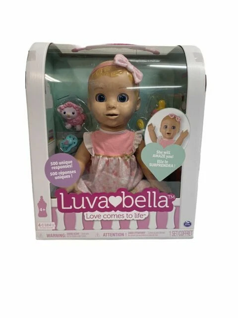 Luvabella 6044112 Luvabella Realistic Expression Baby Doll Blonde Girl