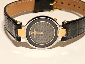 "ANDRE LE MARQUAND" GENEVE VINTAGE RARE SWISS TWO TONE LADIES QUARTZ WATCH - Picture 1 of 15