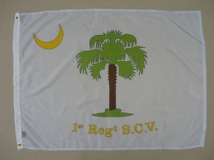 S.C. South Carolina 1st Inf Reg Historical Indoor Outdoor Dyed Nylon Flag 3'X4' - Picture 1 of 2