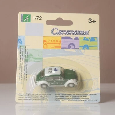 Cararama Hongwell 1/72 Scale, VW Volkswagen Beetle Polizei Police Car, Diecast - Image 1 of 4