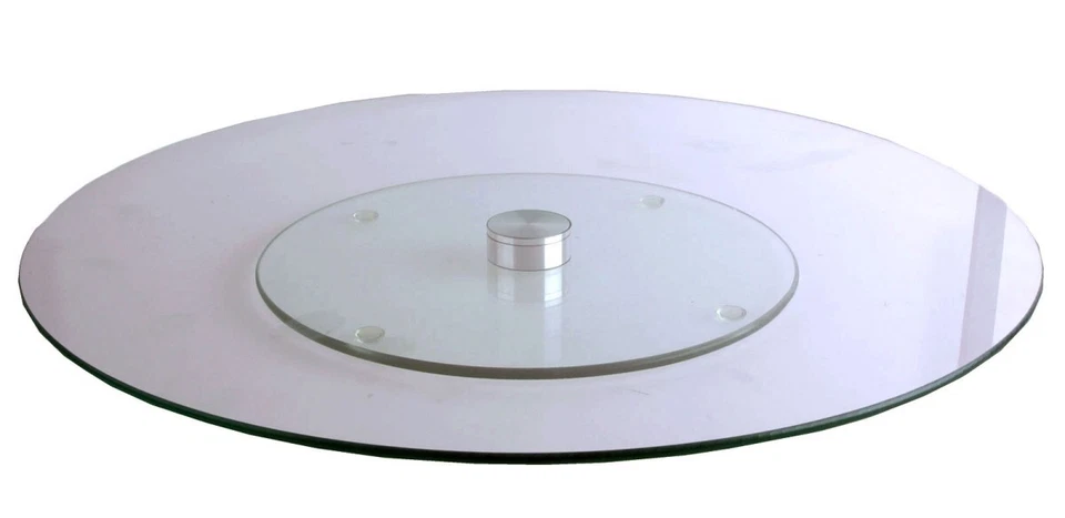 Servierplatte Drehteller Turntable Käseplatte Glasplatte Lazy Susan Glas Ø 30cm - Bild 1 von 1