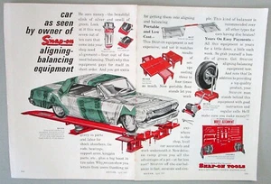 1967 Snap-On Tools WA-201B Aligning Balancing Equipment Original Print Ad  - Picture 1 of 1