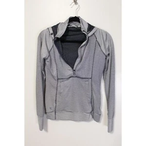 Athleta Hoodie blau-weiß gestreift Größe XXS - Bild 1 von 5