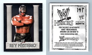 Rey Mysterio #147 WWE Heroes 2008 Merlin Wrestling Foil Sticker