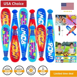 20 Inch Pow Inflatable Baseball Bats, Pack of 12, Baseball Goodie Bags Favors... - Picture 1 of 10