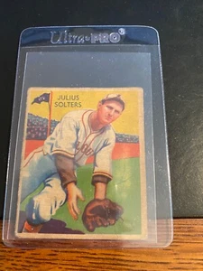 1934 NATIONAL CHICLE DIAMOND STARS #85 JULIUS SOLTERS! FROM ORIGINAL COLLECTOR! - Picture 1 of 2