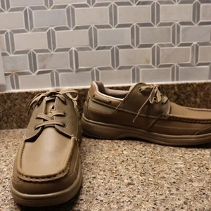 OrthOFeet mens shoes 12 Baton Rough-SAND color- D #427 NEW - Picture 1 of 9
