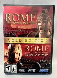 2006 Rome Total War and Barbarian Invasion Gold Edition with CD Key SEGA - Picture 1 of 4