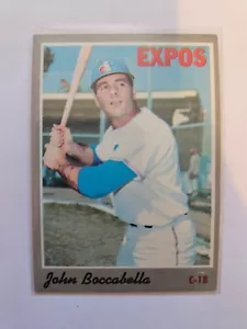 1970 Topps John Boccabella #19 NM KOMBINIERTER VERSAND - Bild 1 von 2