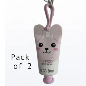 Hand Cream with clip Mango Scented 1oz Pack of 2 (Bunny Mango) - Picture 1 of 4