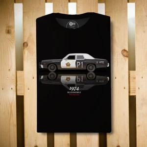 T-Shirt uomo ORIGINAL RACE BLUESMOBILE Nero cotone jersey TG.XL - Foto 1 di 1