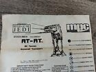 1989 Star Wars AT-AT Ertl MPC Model Kit Instructions Only