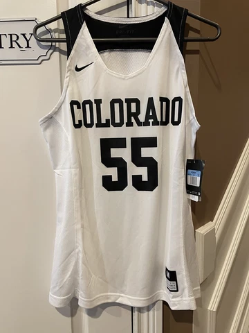 Nike Women’s DRI-FIT Colorado Buffaloes Basketball Jersey Sz.Med. NEW 802354-106 Cover