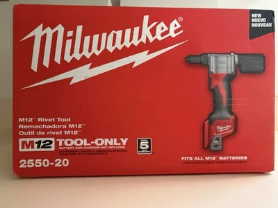 Milwaukee Tools 2550-20 M12 Rivet Tool - Image 1 of 3