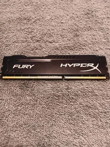 HyperX Fury 8GB DDR3-1866 RAM HX318C10FBK2/16 - Picture 1 of 3