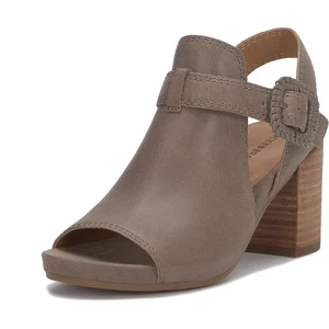 Lucky Brand Womens Juliane Brown Slingback Sandals 11 Medium (B,M) BHFO 4055 - Picture 1 of 3