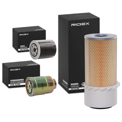 RIDEX Kit de filtres Set de filtre 4055F8423 pour HYUNDAI GALLOPER II (JK-01) - Photo 1/4