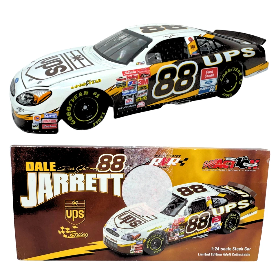 Acción Nascar #88 Dale Jarrett UPS 2002 Ford Taurus diecast 1:24 Foto 1 de 4