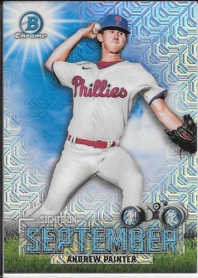 2023 Bowman Chrome Sights on September Mojo Refractor Andrew Painter #SOS-16 - Image 1 of 2