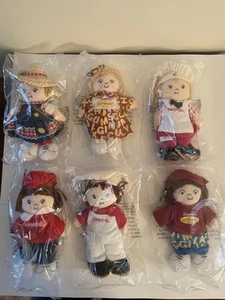 Lot of 6 Campbells Soup Kids Brand New Plush 7” Dolls - Picture 1 of 1