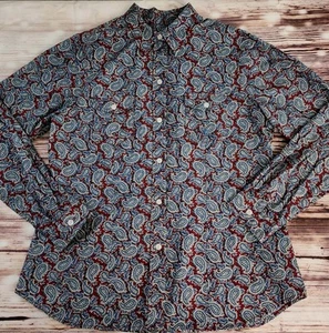 Roper Damen L Western Hemd Paisley Rodeo Cowgirl Y2K Retro Boho Knopfleiste - Bild 1 von 8