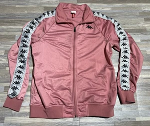 Kappa Full Zip Trainingsjacke Herren Medium Banda Anniston Pink Grau Silber Fußball - Bild 1 von 8