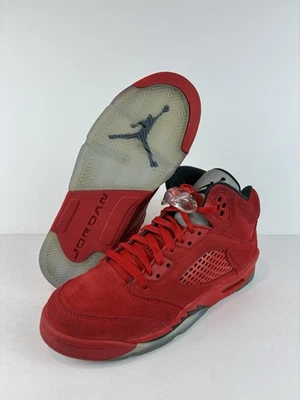 Jordan 5 Retro Mid Red Suede Size 6.5 (GS) 440888 602 - Image 1 of 4