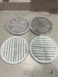4 Electric Mop Pads Round Replacement Spin for Floor Cleaning (4 Pack) - Picture 1 of 1