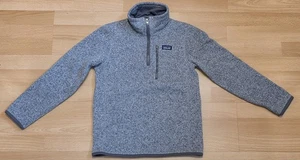 Patagonia Jacket Boys M (10) Gray Better Sweater Fleece Hiking Outdoor Youth EUC - Picture 1 of 5