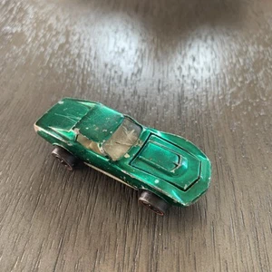1968 Hot Wheels Redline Green Custom Corvette Hong Kong - Picture 1 of 9
