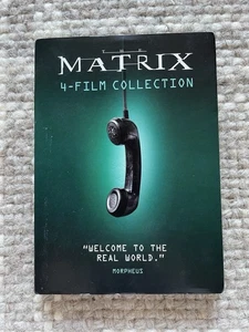 The Matrix 4-Film Collection DVD Set Reloaded Revolutions Animatrix New Sealed - Picture 1 of 6