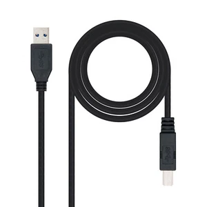 Nanocable - Cable USB 3.0 impresora, tipo A/M - B/M, negro, 2 m - Imagen 1 de 3